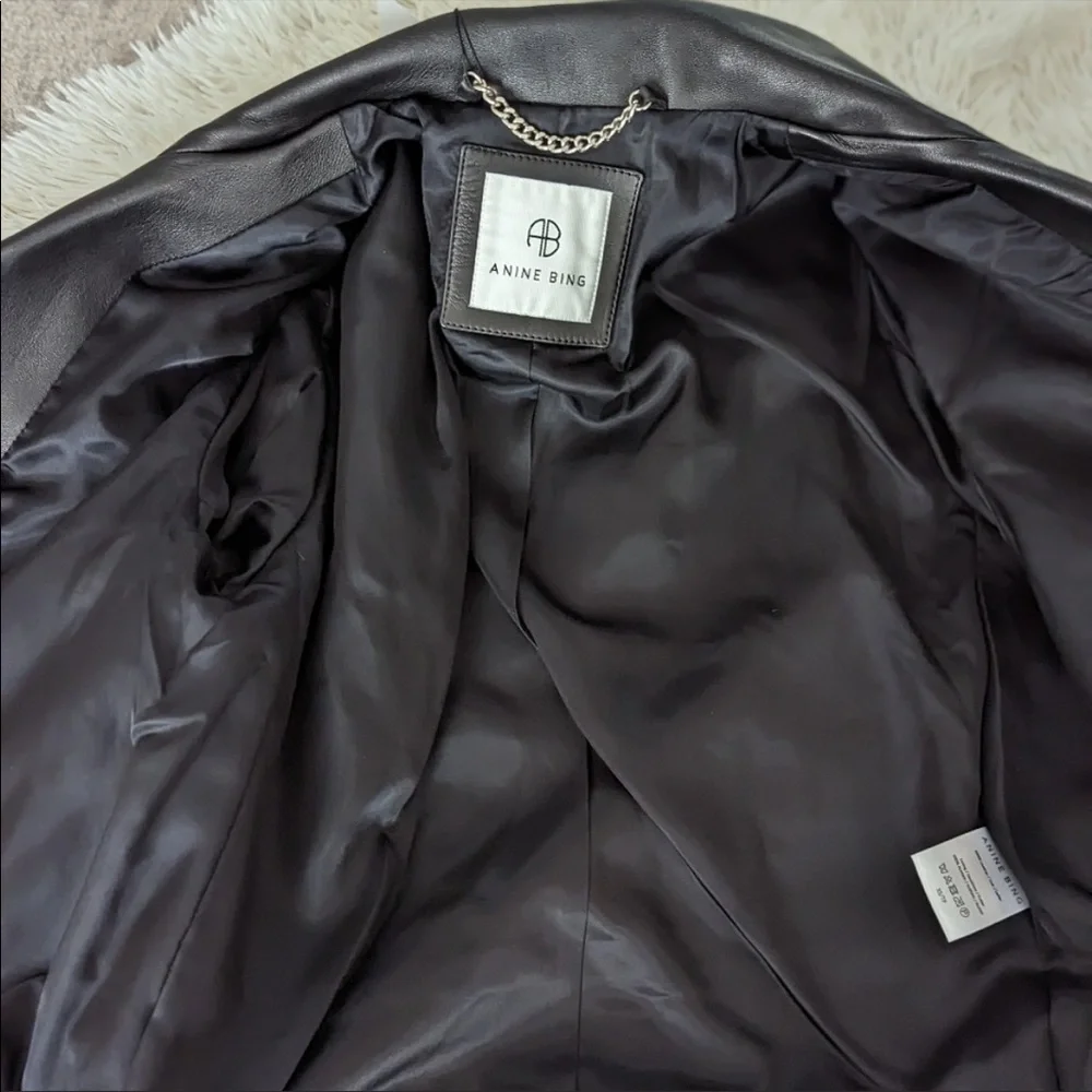 Anine Bing Leather jacket - Picture 2 of 2